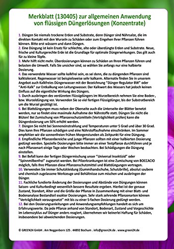 GREEN24 Epiphyten-Dünger Bromelien Tillandsien Flüssigdünger HIGHTECH düngen, Blattdünger NPK Volldünger Konzentrat - 5